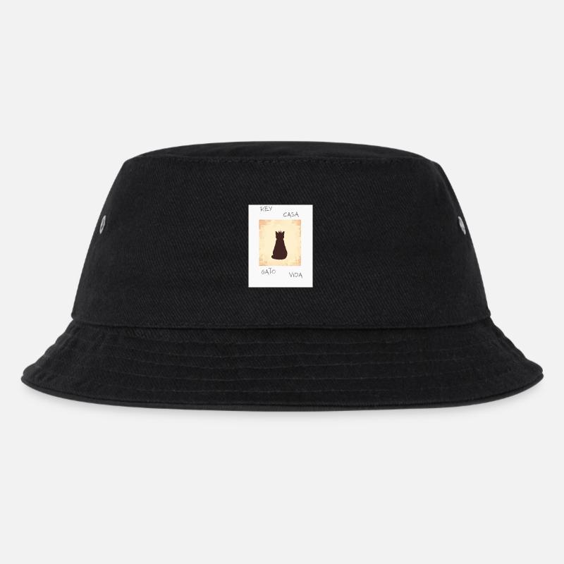 Roi Chat en Silhouette avec une couronne - Bob Enfant - noir