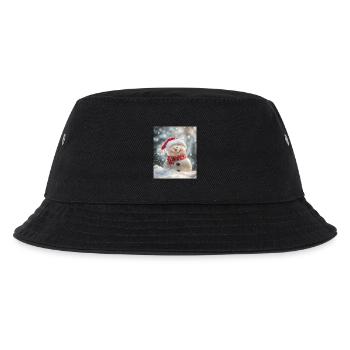 Snowman - Kids’ Bucket Hat - black - Front