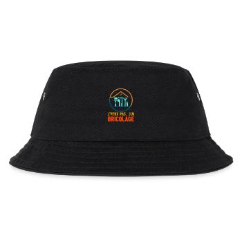 Ich kann kein DIY-T-Shirt - Kinder Bucket Hat - Schwarz - Vorne