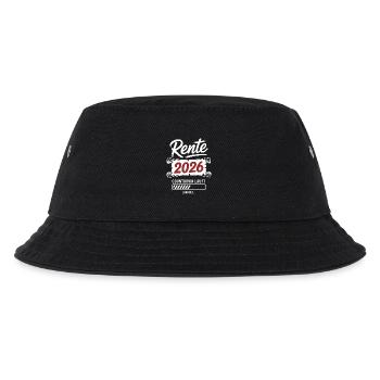 Rente2026 Countdown - Kinder Bucket Hat - Schwarz - Vorne
