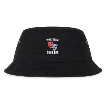 Theater Schauspieler Geschenkideen - Kinder Bucket Hat - Schwarz - Vorne