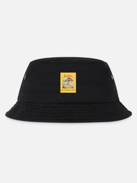 Shroom State of Mind - Kinder Bucket Hat - Schwarz