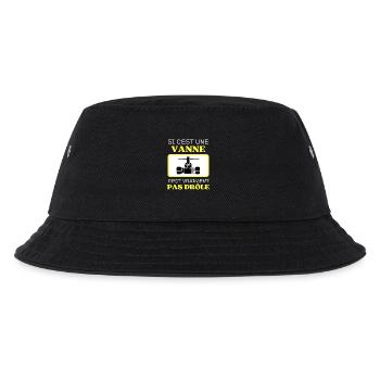 Ein Witz, der nicht lustig ist - Kinder Bucket Hat - Schwarz - Vorne
