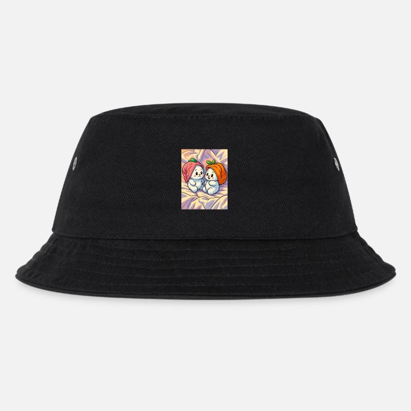 carotino_e_fragolino - Kinder Bucket Hat - Schwarz