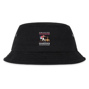 Rezeptionist Medizin Rezeptionistin - Kinder Bucket Hat - Schwarz - Vorne