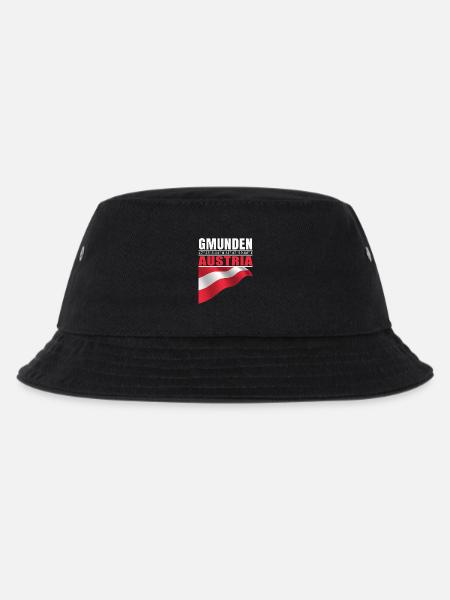 Gmunden - Kinder Bucket Hat - Schwarz
