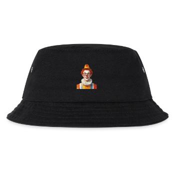 Ein Clown zu Karneval / Fasching - Kinder Bucket Hat - Schwarz - Vorne