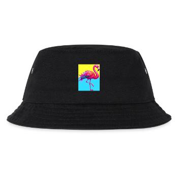Flamingo - Kinder Bucket Hat - Schwarz - Vorne