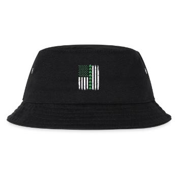 Drapeau américain américain avec trèfles pour Saint Patrick - Bob Enfant - noir - Devant