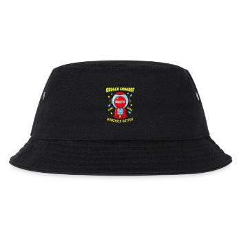 Großer Einwurf Winziger Output - Kinder Bucket Hat - Schwarz - Vorne