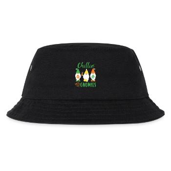Chillin’ With My Gnomies Easter Design - Kids’ Bucket Hat - black - Front