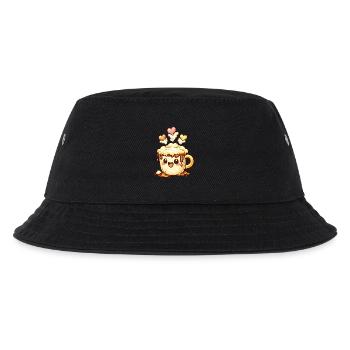 Cœur de tasse de café sourire latte - Bob Enfant - noir - Devant