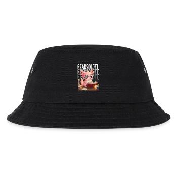 Cute Axolotl Kawaii Axolotl Lover - Kids’ Bucket Hat - black - Front