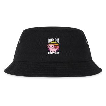 Cute Axolotl Kawaii Axolotl Lover - Kids’ Bucket Hat - black - Front