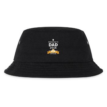 Beförderung zum Vater 2016 - Kinder Bucket Hat - Schwarz - Vorne