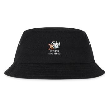 Feeling Dog Tired Jack Russel terrier Jack russel  - Kinder Bucket Hat - Schwarz - Vorne