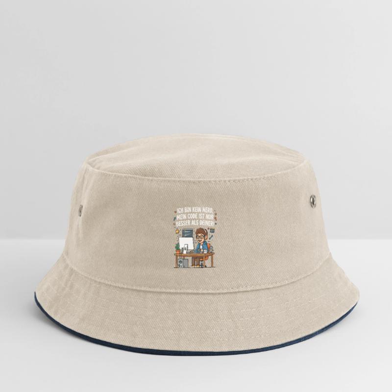 Coder Humor Programmierer Spruch Kinder Bucket Hat