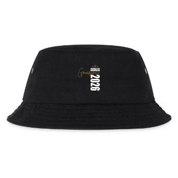 Abschluss 2026 Grundschule - Kinder Bucket Hat - Schwarz - Vorne