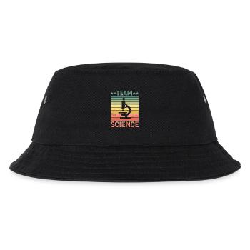 Team Wissenschaft  - Kinder Bucket Hat - Schwarz - Vorne
