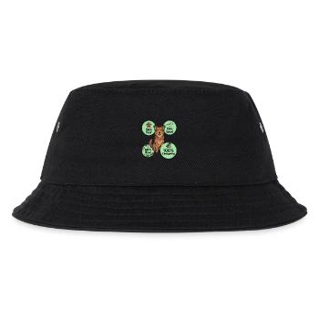 Hunde-DNA: 60% Chaos & 100% Einzigartig - Kinder Bucket Hat - Schwarz - Vorne