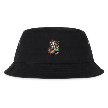 Rocking Unicorn - Kids’ Bucket Hat - black - Front