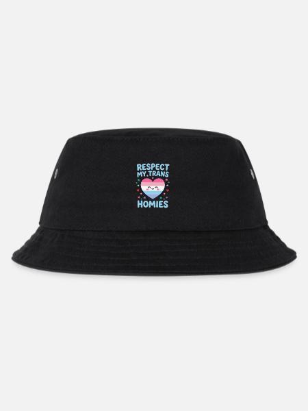 LGBTQ-Pride-Monat – Respektiere meine trans Homies - Kinder Bucket Hat - Schwarz