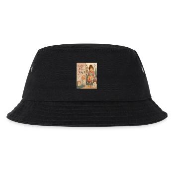 Nie wieder allein - Kinder Bucket Hat - Schwarz - Vorne