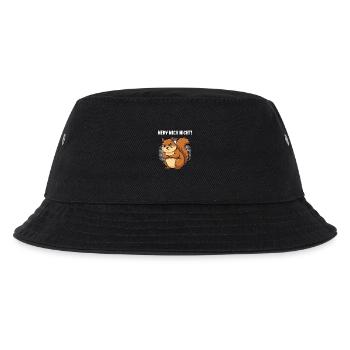 Nerv Mich Nicht Eichhörnchen Eichhorn Nagetier - Kinder Bucket Hat - Schwarz - Vorne