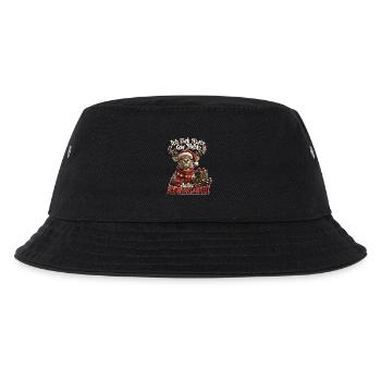 Ich zieh heute gar nichts - Kinder Bucket Hat - Schwarz - Vorne