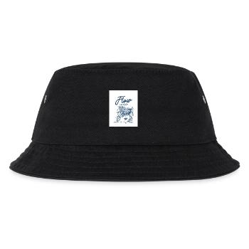 Fluss mit der Natur - Kinder Bucket Hat - Schwarz - Vorne