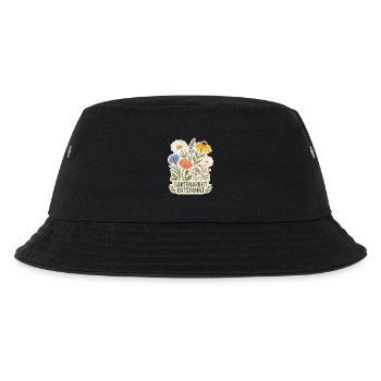 Gartenarbeit entspannt - Kinder Bucket Hat - Schwarz - Vorne