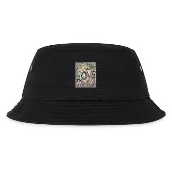 Verspielter Liebesrahmen - Kinder Bucket Hat - Schwarz - Vorne