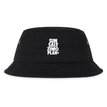 Sun Salt Zero Plan Tropical Design - Kids’ Bucket Hat - black - Front