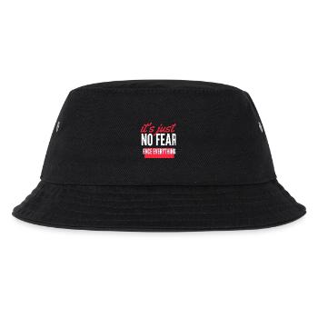 Keine Angst, stell dich allem - Kinder Bucket Hat - Schwarz - Vorne