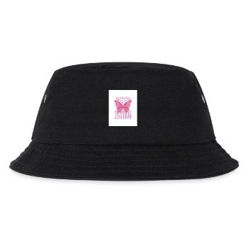 T-Shirt Girl Pink - Kids’ Bucket Hat - black - Front