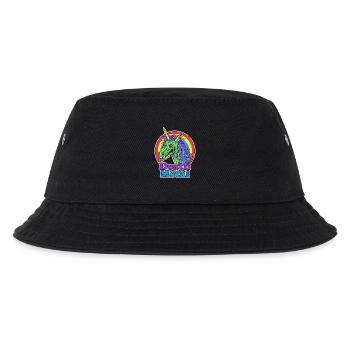 Death Metal – Zombie Einhorn Cartoon - Kinder Bucket Hat - Schwarz - Vorne
