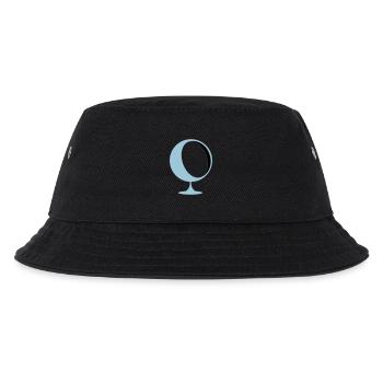 retro lounge chair eames panton - Kinder Bucket Hat - Schwarz - Vorne