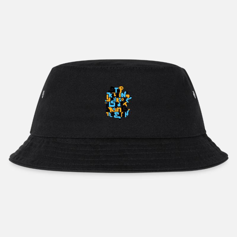 stopkillingyaself_3f - Kids’ Bucket Hat - black