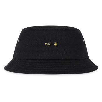 Kegeln Herzschlag - Kinder Bucket Hat - Schwarz - Vorne