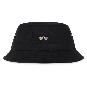 Sunglasses Beach Palm Trees Holiday - Kids’ Bucket Hat - black - Front