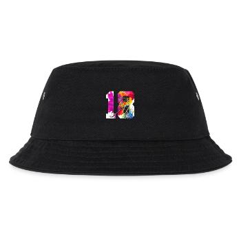 NUMBER 18 HOCKEY 18TH BIRTHDAY - Kids’ Bucket Hat - black - Front