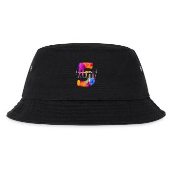 FÜNF 5 JAHRE JUNGE 5. GEBURTSTAG - Kinder Bucket Hat - Schwarz - Vorne