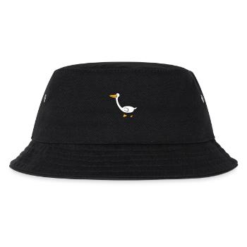 lustige Gans - Kinder Bucket Hat - Schwarz - Vorne