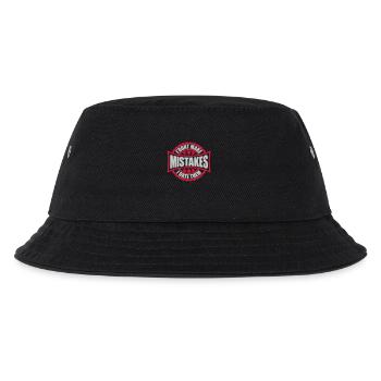 Date Mistakes Zitat Logo - Kinder Bucket Hat - Schwarz - Vorne