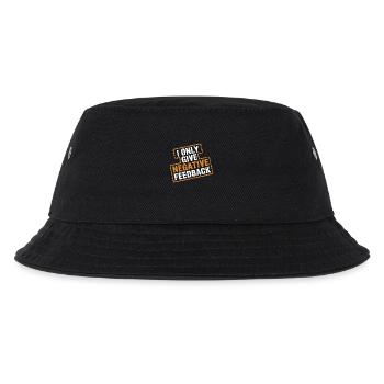 I Only Give Negative Feedback 4 - Kinder Bucket Hat - Schwarz - Vorne