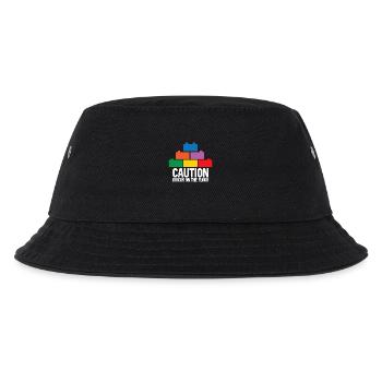 Ziegelbauer Ziegelbau Baumeister - Kinder Bucket Hat - Schwarz - Vorne