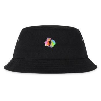 Angler Angeln - Kinder Bucket Hat - Schwarz - Vorne