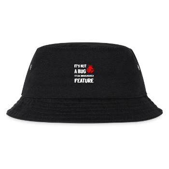 Informatik Informatiker Witz lustiger Spruch Coder - Kinder Bucket Hat - Schwarz - Vorne