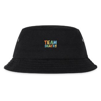 Team Snacks - Kinder Bucket Hat - Schwarz - Vorne