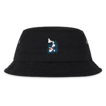 Koi Karpfen Design - Kinder Bucket Hat - Schwarz - Vorne